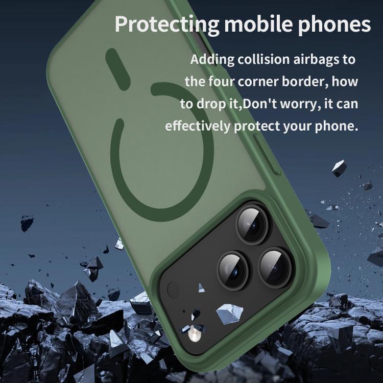For iPhone 17 Pro Max Fanying Series PC Hybrid TPU Translucent Frosted MagSafe Phone Case