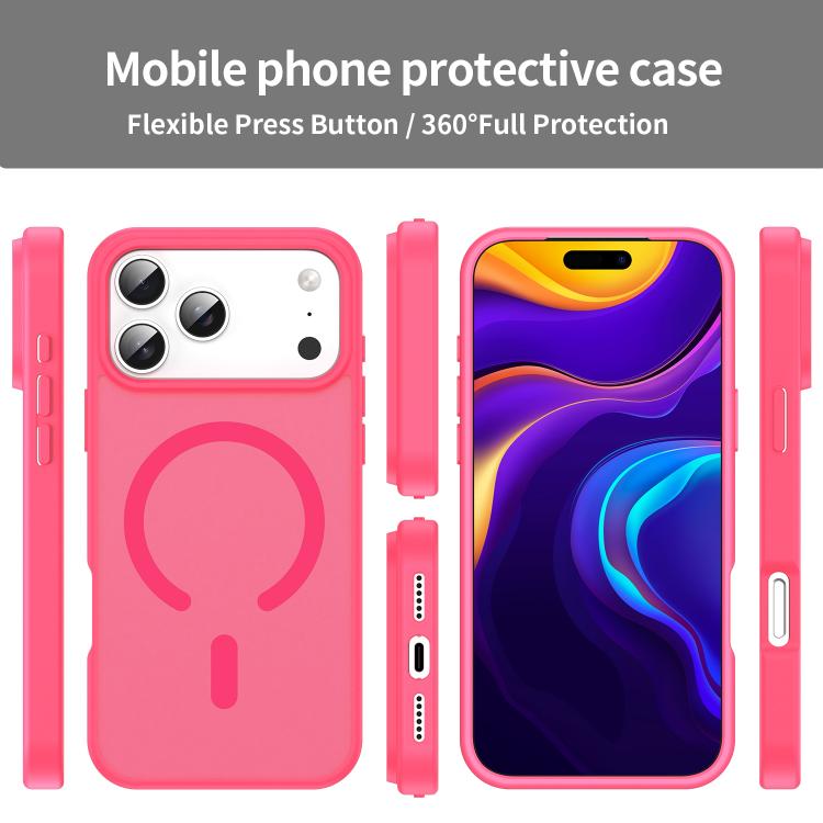 For iPhone 17 Pro Max Fanying Series PC Hybrid TPU Translucent Frosted MagSafe Phone Case