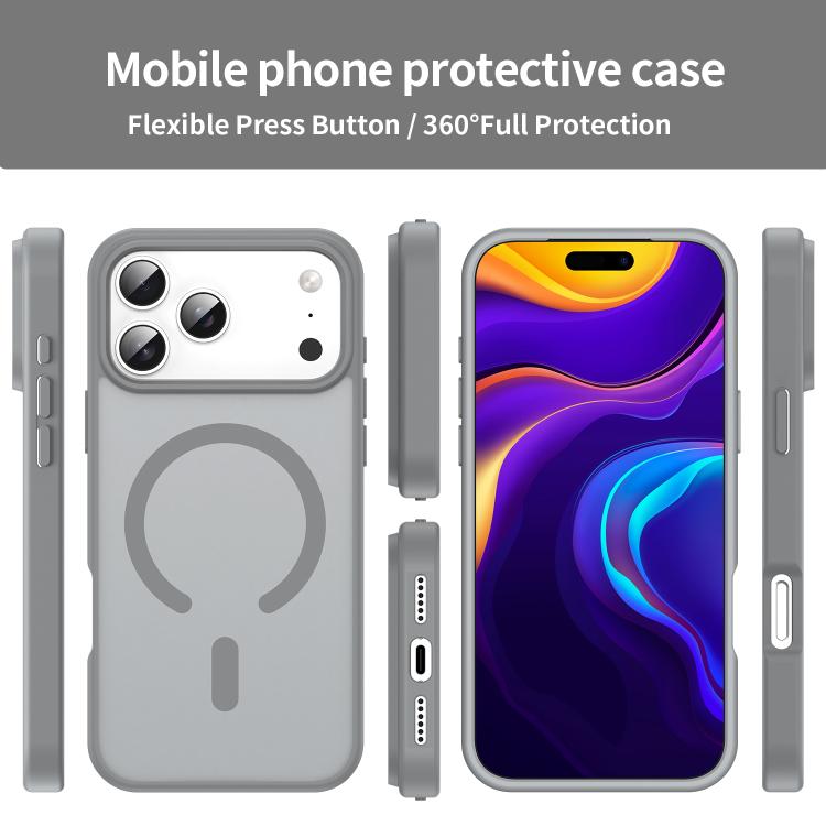 For iPhone 17 Pro Max Fanying Series PC Hybrid TPU Translucent Frosted MagSafe Phone Case