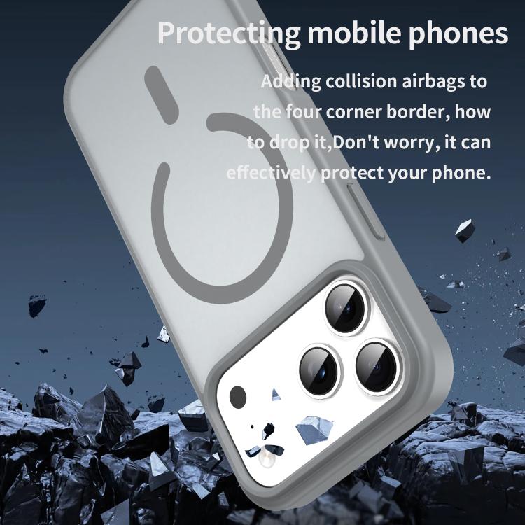 For iPhone 17 Pro Max Fanying Series PC Hybrid TPU Translucent Frosted MagSafe Phone Case