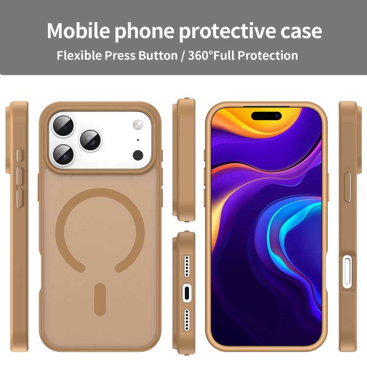 For iPhone 17 Pro Max Fanying Series PC Hybrid TPU Translucent Frosted MagSafe Phone Case