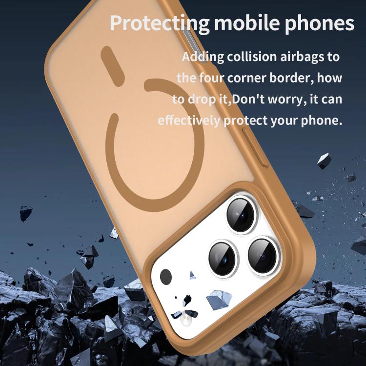 For iPhone 17 Pro Max Fanying Series PC Hybrid TPU Translucent Frosted MagSafe Phone Case