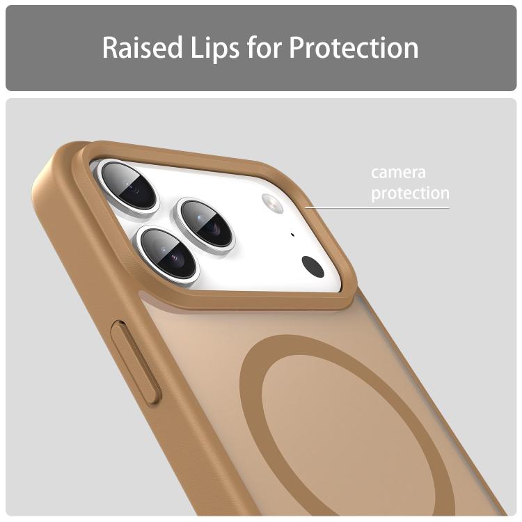 For iPhone 17 Pro Max Fanying Series PC Hybrid TPU Translucent Frosted MagSafe Phone Case