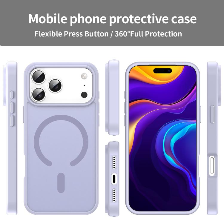 For iPhone 17 Pro Max Fanying Series PC Hybrid TPU Translucent Frosted MagSafe Phone Case