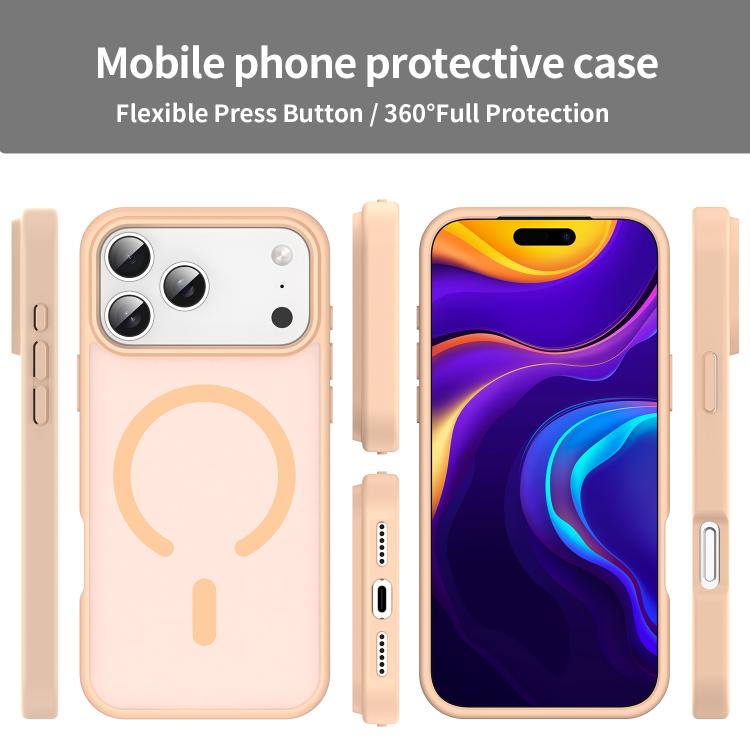 For iPhone 17 Pro Max Fanying Series PC Hybrid TPU Translucent Frosted MagSafe Phone Case
