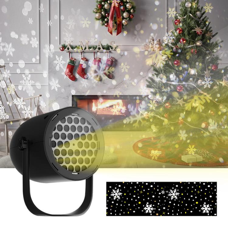 Snowflake Projection Lamp Film Pattern Holiday Atmosphere Light