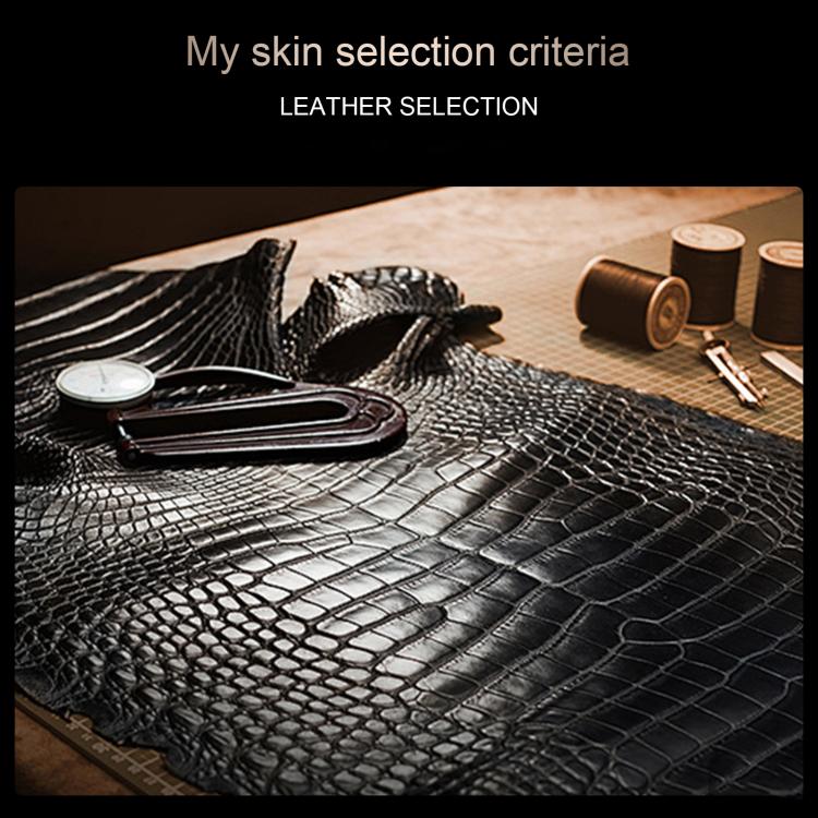 For Huawei Mate 70 RS Ultimate SULADA Crocodile Texture Cowhide MagSafe Holder Smart Window Phone Case