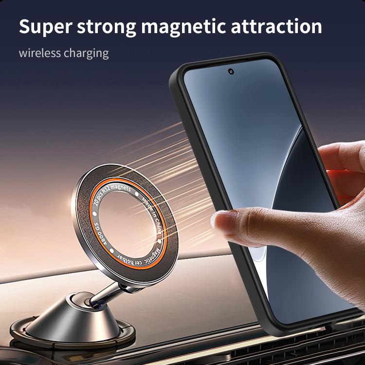 For Xiaomi 15 Fanying Series PC Hybrid TPU Translucent Frosted MagSafe Phone Case