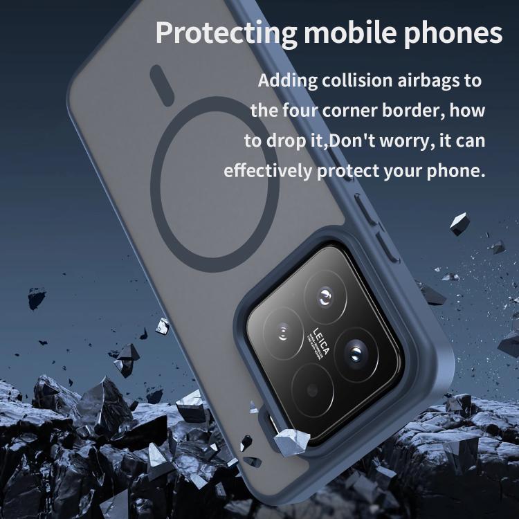 For Xiaomi 15 Fanying Series PC Hybrid TPU Translucent Frosted MagSafe Phone Case