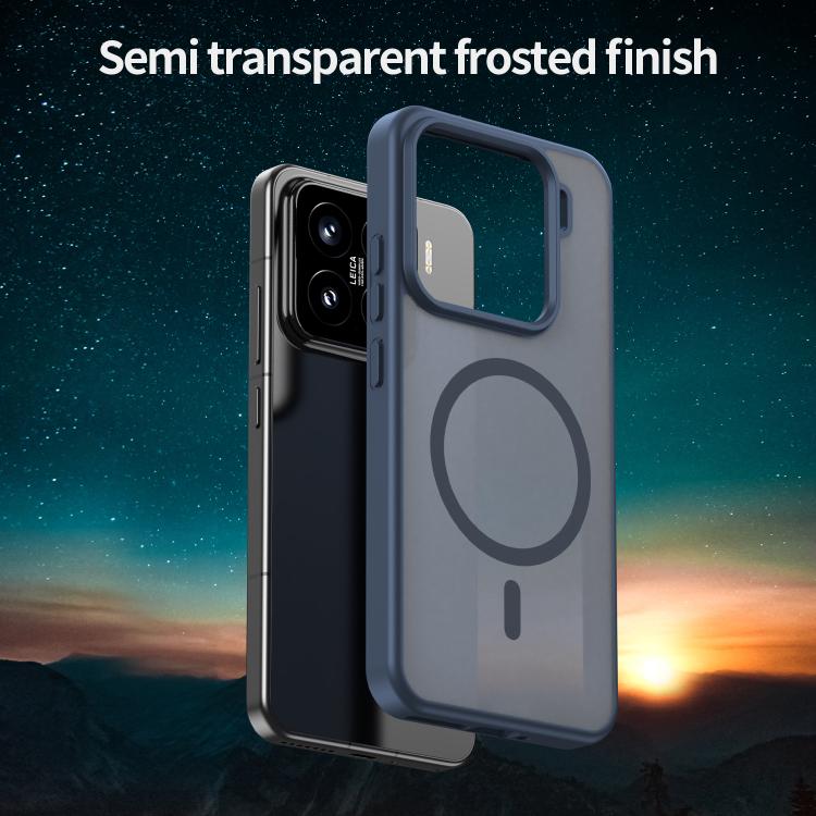For Xiaomi 15 Fanying Series PC Hybrid TPU Translucent Frosted MagSafe Phone Case