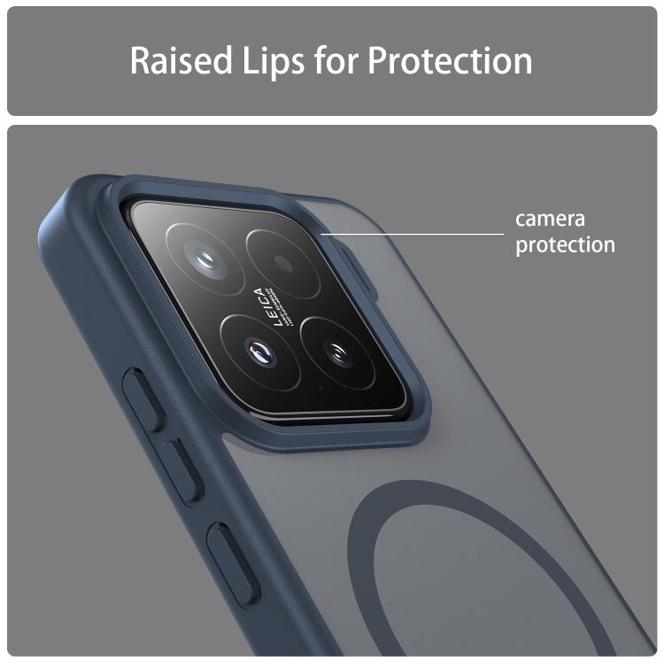 For Xiaomi 15 Fanying Series PC Hybrid TPU Translucent Frosted MagSafe Phone Case