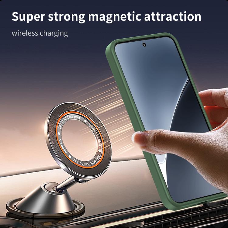 For Xiaomi 15 Fanying Series PC Hybrid TPU Translucent Frosted MagSafe Phone Case
