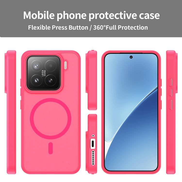 For Xiaomi 15 Fanying Series PC Hybrid TPU Translucent Frosted MagSafe Phone Case