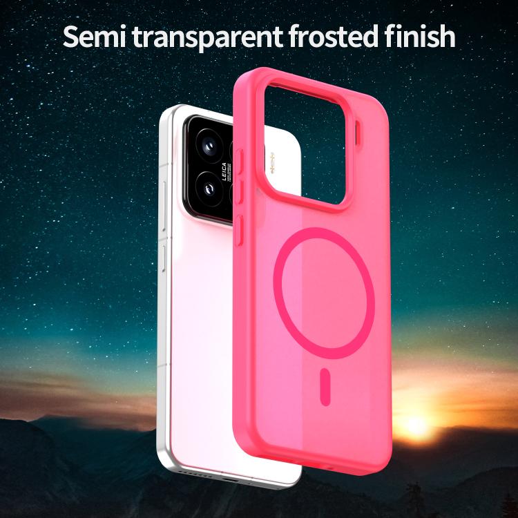 For Xiaomi 15 Fanying Series PC Hybrid TPU Translucent Frosted MagSafe Phone Case