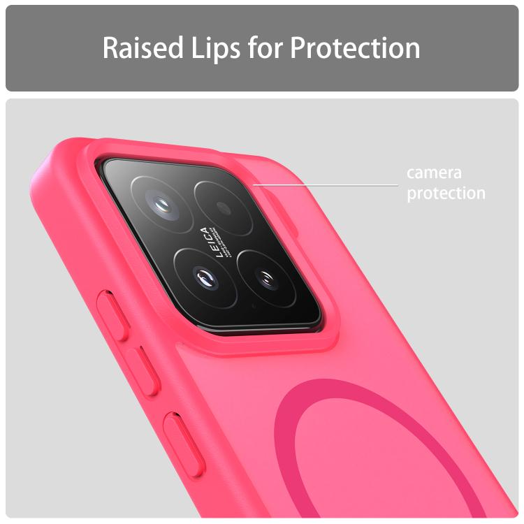 For Xiaomi 15 Fanying Series PC Hybrid TPU Translucent Frosted MagSafe Phone Case