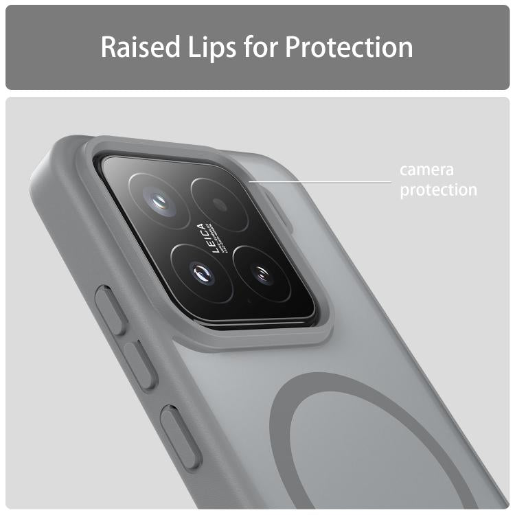 For Xiaomi 15 Fanying Series PC Hybrid TPU Translucent Frosted MagSafe Phone Case