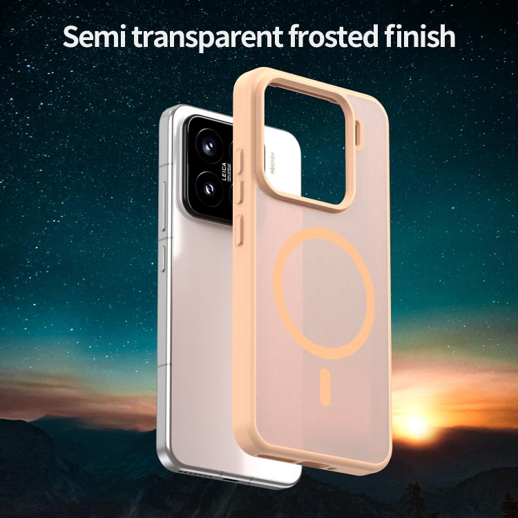 For Xiaomi 15 Fanying Series PC Hybrid TPU Translucent Frosted MagSafe Phone Case
