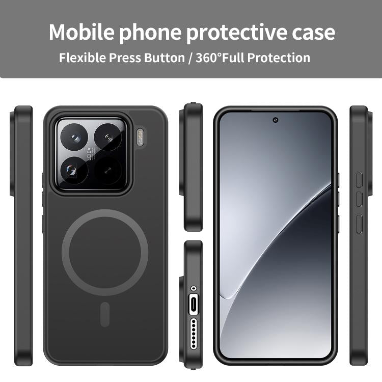 For Xiaomi 15 Pro Fanying Series PC Hybrid TPU Translucent Frosted MagSafe Phone Case