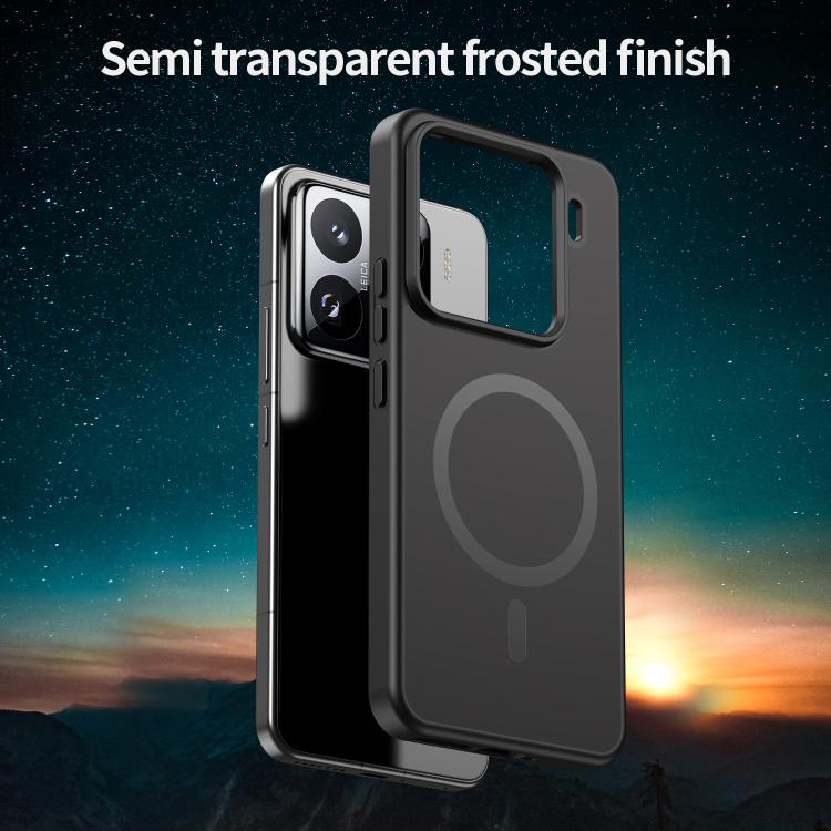 For Xiaomi 15 Pro Fanying Series PC Hybrid TPU Translucent Frosted MagSafe Phone Case