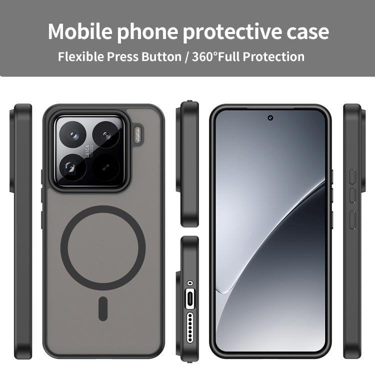 For Xiaomi 15 Pro Fanying Series PC Hybrid TPU Translucent Frosted MagSafe Phone Case