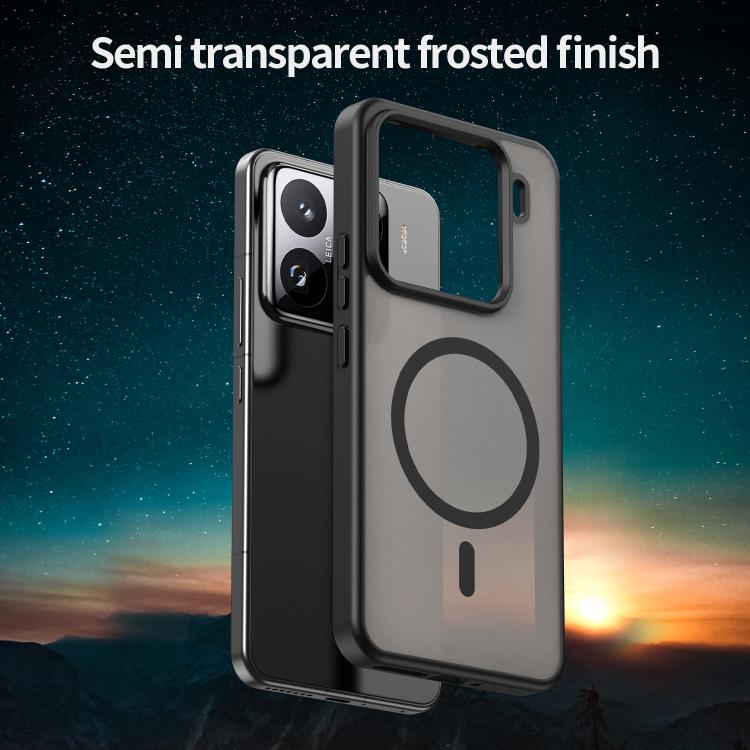 For Xiaomi 15 Pro Fanying Series PC Hybrid TPU Translucent Frosted MagSafe Phone Case