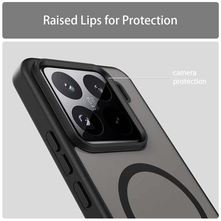 For Xiaomi 15 Pro Fanying Series PC Hybrid TPU Translucent Frosted MagSafe Phone Case