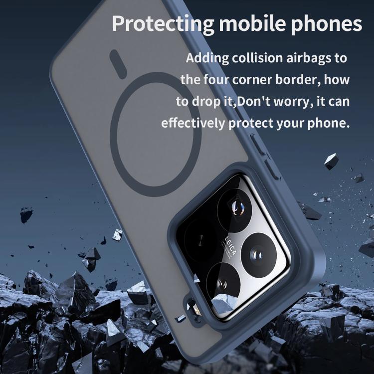 For Xiaomi 15 Pro Fanying Series PC Hybrid TPU Translucent Frosted MagSafe Phone Case