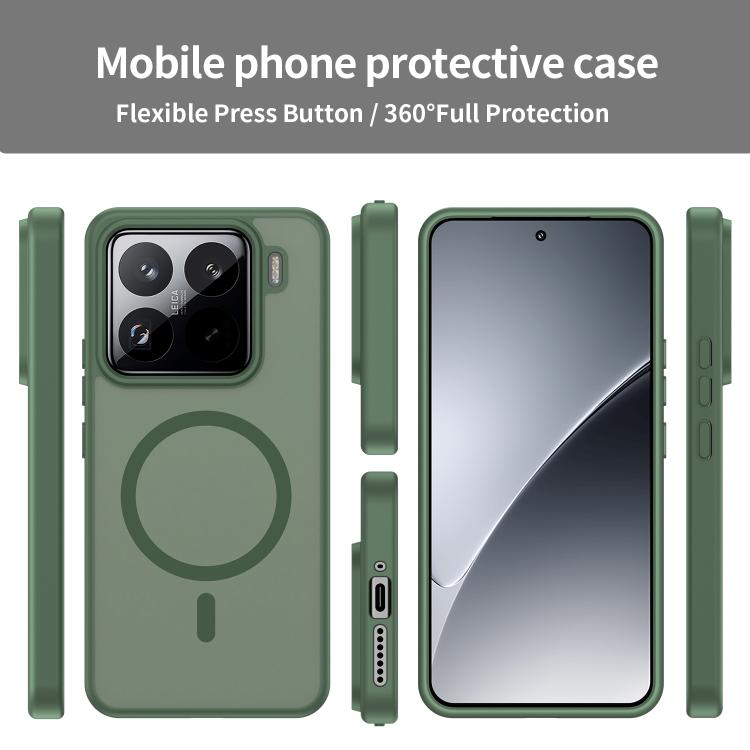 For Xiaomi 15 Pro Fanying Series PC Hybrid TPU Translucent Frosted MagSafe Phone Case