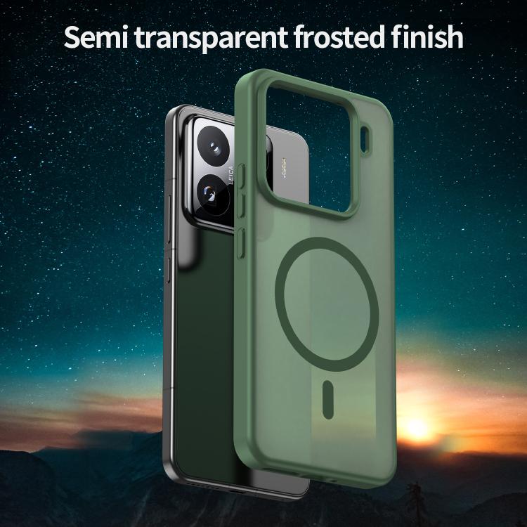 For Xiaomi 15 Pro Fanying Series PC Hybrid TPU Translucent Frosted MagSafe Phone Case
