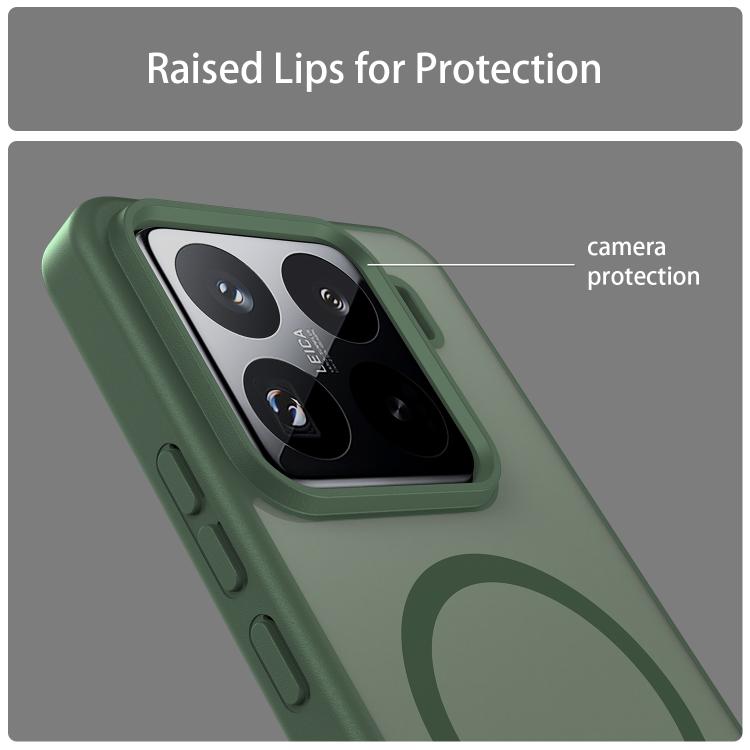 For Xiaomi 15 Pro Fanying Series PC Hybrid TPU Translucent Frosted MagSafe Phone Case
