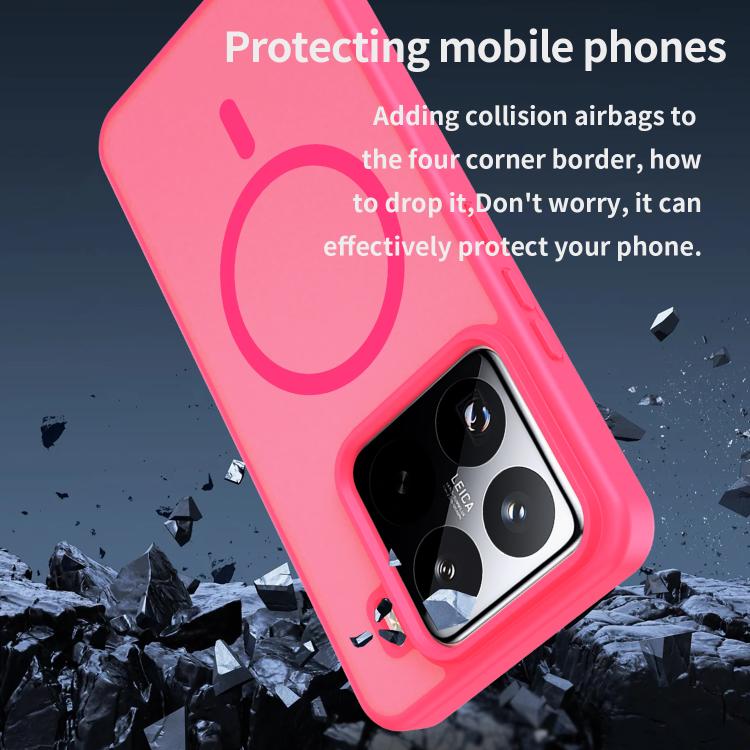 For Xiaomi 15 Pro Fanying Series PC Hybrid TPU Translucent Frosted MagSafe Phone Case