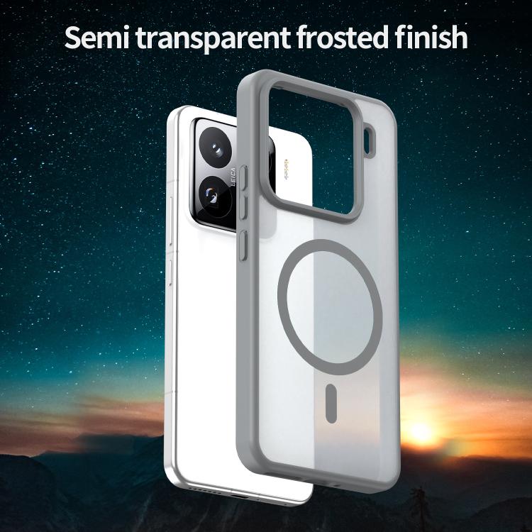 For Xiaomi 15 Pro Fanying Series PC Hybrid TPU Translucent Frosted MagSafe Phone Case