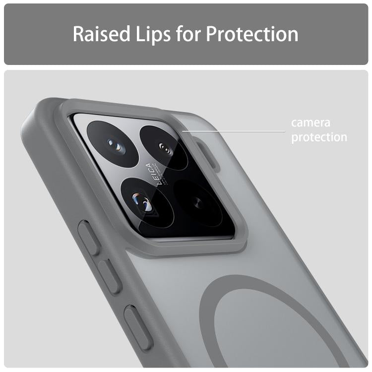 For Xiaomi 15 Pro Fanying Series PC Hybrid TPU Translucent Frosted MagSafe Phone Case