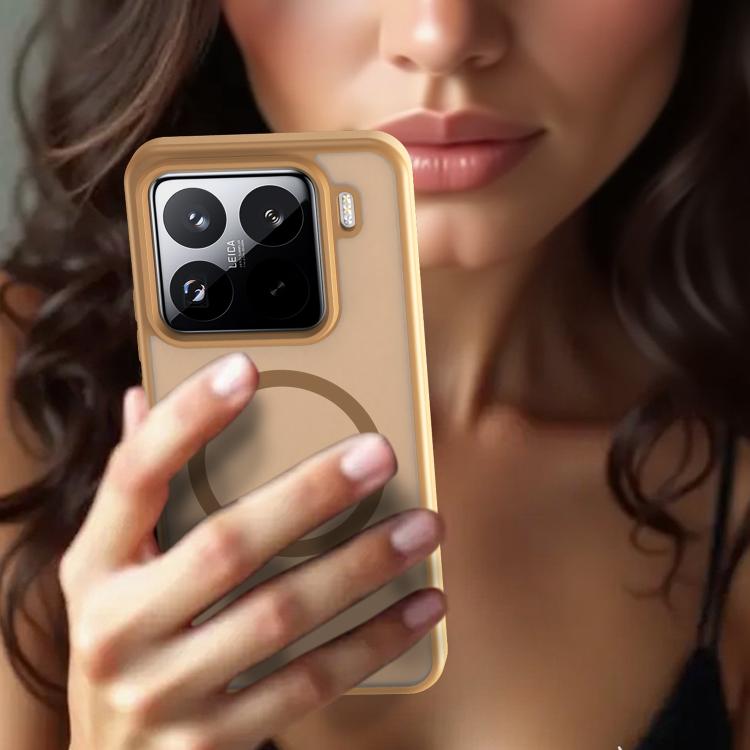 For Xiaomi 15 Pro Fanying Series PC Hybrid TPU Translucent Frosted MagSafe Phone Case
