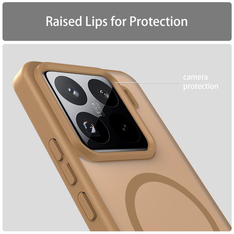 For Xiaomi 15 Pro Fanying Series PC Hybrid TPU Translucent Frosted MagSafe Phone Case