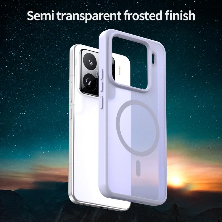 For Xiaomi 15 Pro Fanying Series PC Hybrid TPU Translucent Frosted MagSafe Phone Case