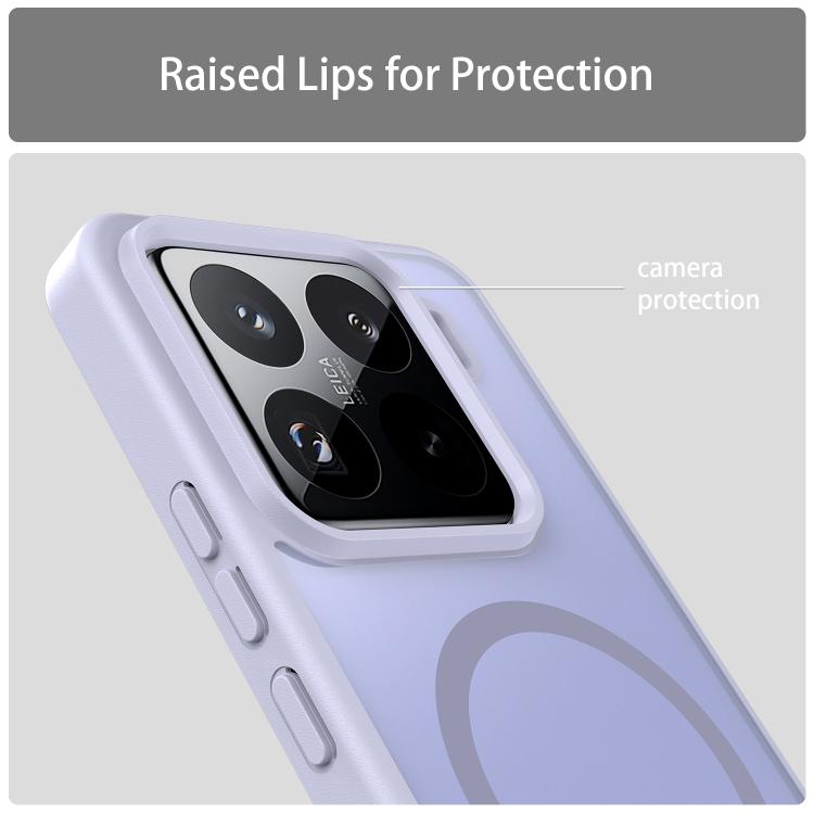 For Xiaomi 15 Pro Fanying Series PC Hybrid TPU Translucent Frosted MagSafe Phone Case