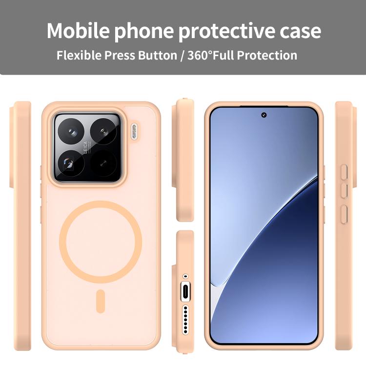 For Xiaomi 15 Pro Fanying Series PC Hybrid TPU Translucent Frosted MagSafe Phone Case