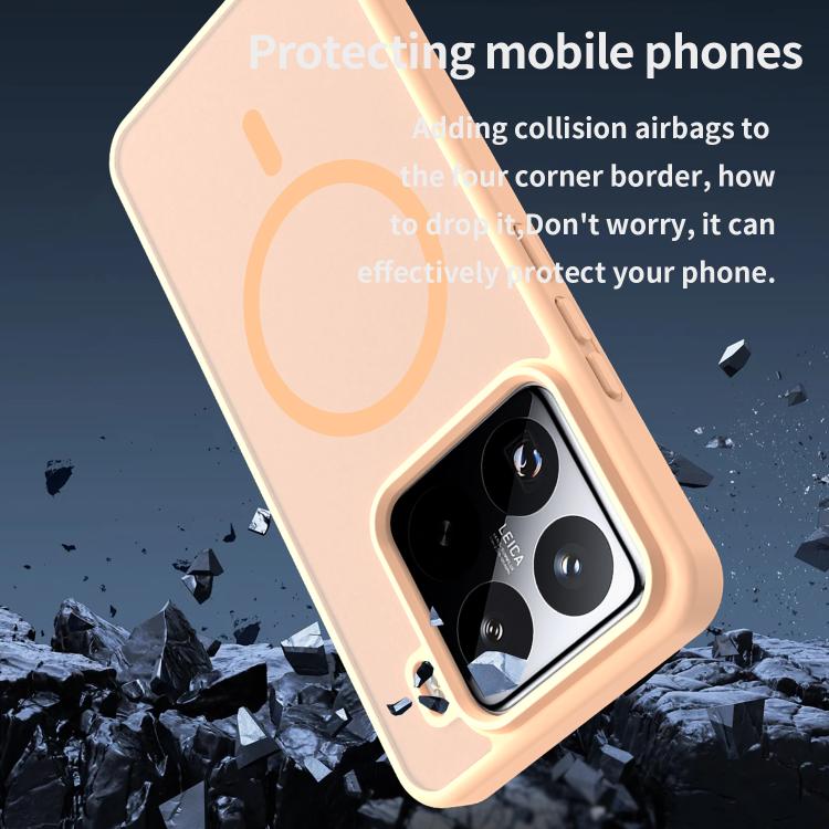 For Xiaomi 15 Pro Fanying Series PC Hybrid TPU Translucent Frosted MagSafe Phone Case