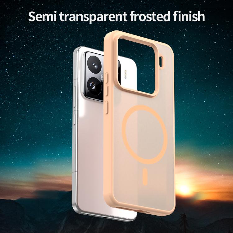 For Xiaomi 15 Pro Fanying Series PC Hybrid TPU Translucent Frosted MagSafe Phone Case