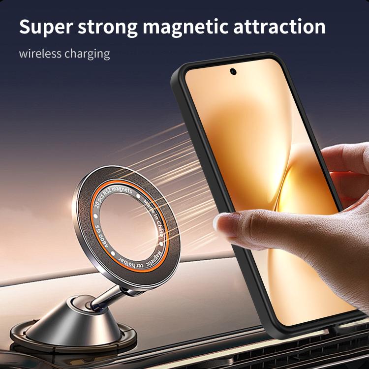 For vivo X200S Fanying Series PC Hybrid TPU Translucent Frosted MagSafe Phone Case
