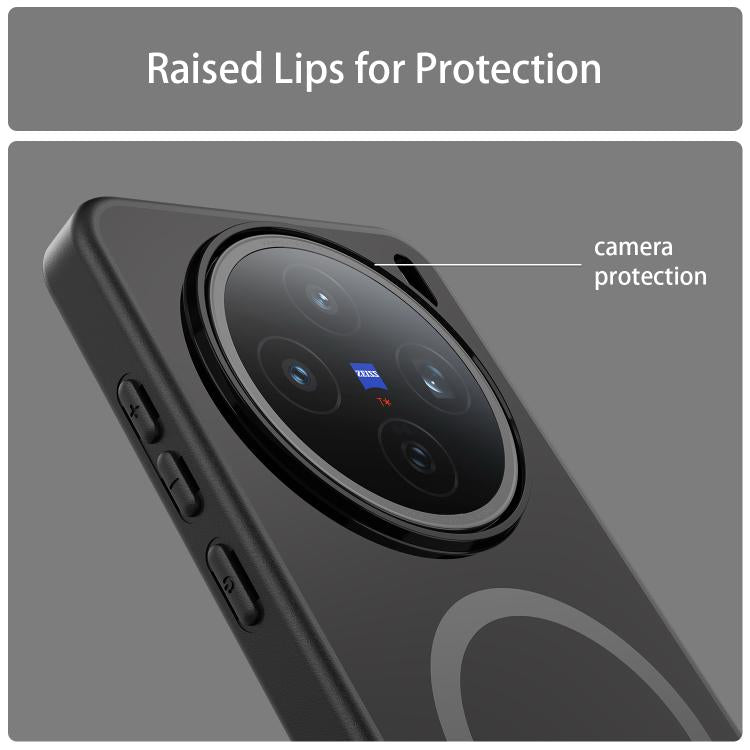 For vivo X200S Fanying Series PC Hybrid TPU Translucent Frosted MagSafe Phone Case