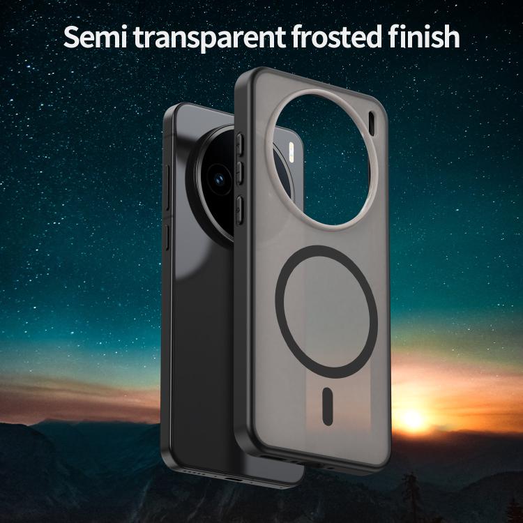 For vivo X200S Fanying Series PC Hybrid TPU Translucent Frosted MagSafe Phone Case