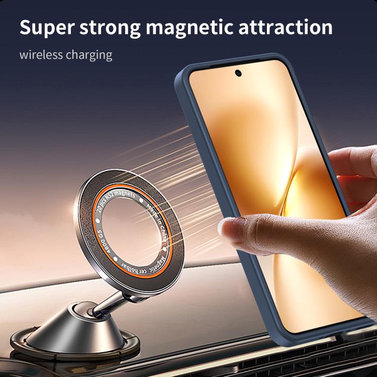 For vivo X200S Fanying Series PC Hybrid TPU Translucent Frosted MagSafe Phone Case