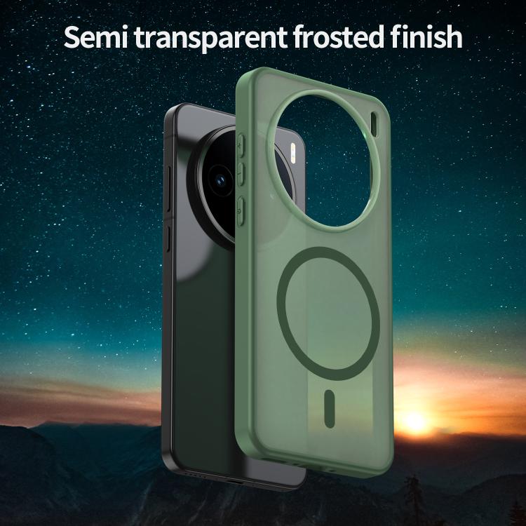For vivo X200S Fanying Series PC Hybrid TPU Translucent Frosted MagSafe Phone Case