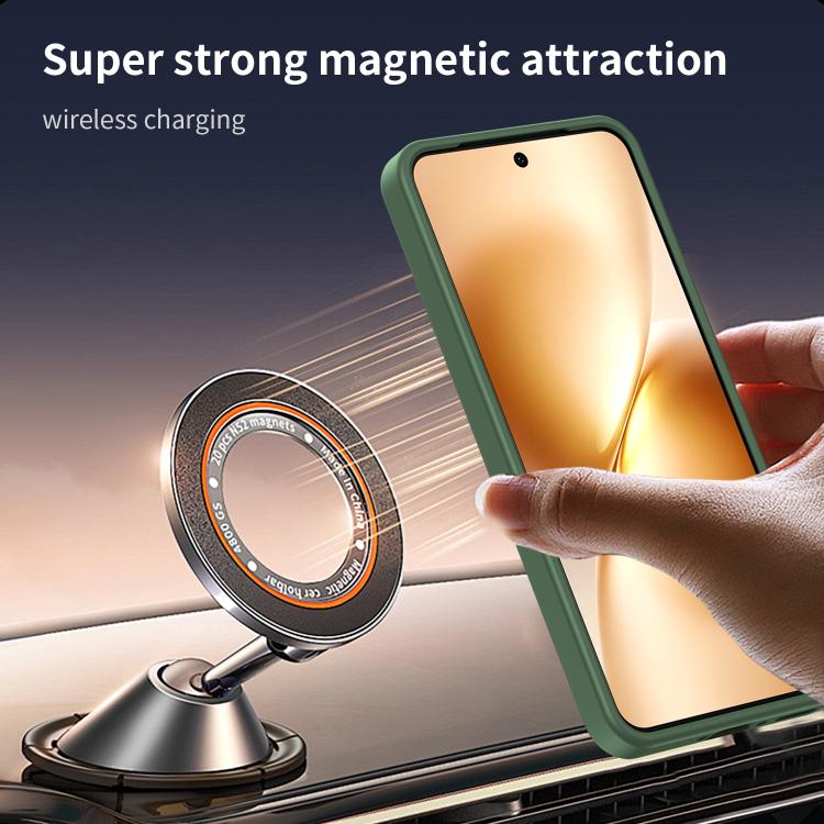 For vivo X200S Fanying Series PC Hybrid TPU Translucent Frosted MagSafe Phone Case