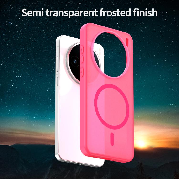 For vivo X200S Fanying Series PC Hybrid TPU Translucent Frosted MagSafe Phone Case