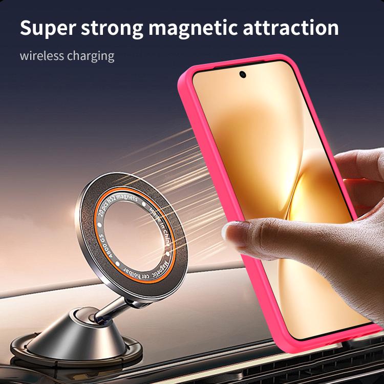 For vivo X200S Fanying Series PC Hybrid TPU Translucent Frosted MagSafe Phone Case