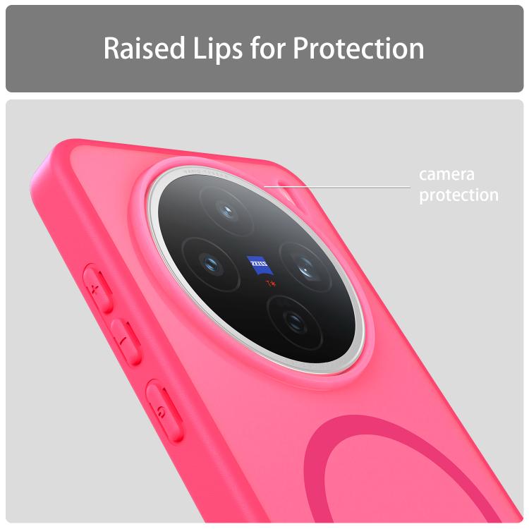 For vivo X200S Fanying Series PC Hybrid TPU Translucent Frosted MagSafe Phone Case
