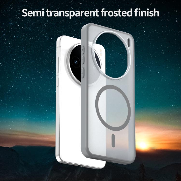 For vivo X200S Fanying Series PC Hybrid TPU Translucent Frosted MagSafe Phone Case